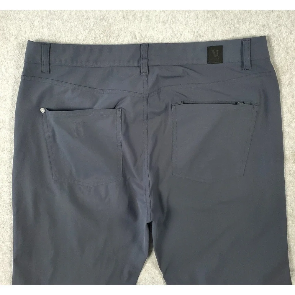 Vuori Meta Pants V430 Mens 34x31 Dark Gray Chinos Performance Stretch Golf